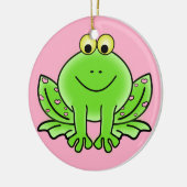 Froschschschmuck Keramikornament (Links)