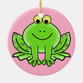 Froschschschmuck Keramikornament (Hinten)