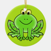 Froschschschmuck Keramikornament (Vorne)