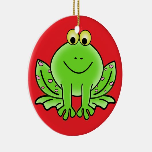 Froschschschmuck Keramikornament (Rechts)