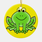 Froschschschmuck Keramikornament (Vorne)