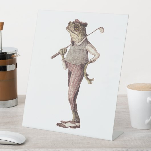 Froschschwingen Sockelschild (In Situ)