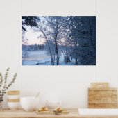 Froschsee in der Zeit Poster (Küche)