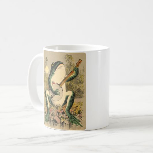Froschserenade-Tasse Kaffeetasse (Vorderseite Links)