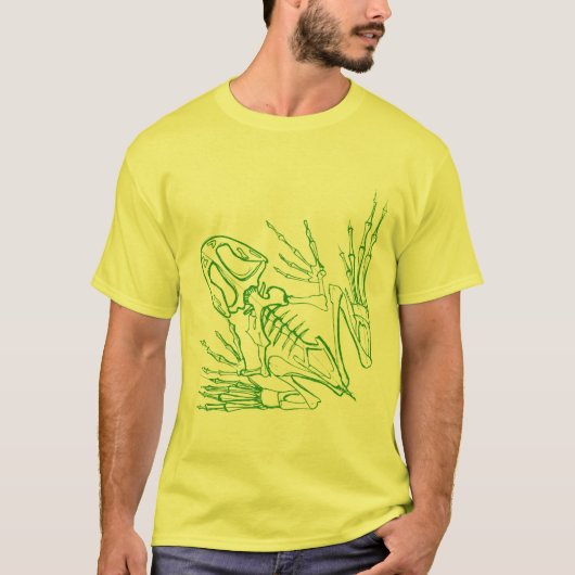 Froschskelett T-Shirt (Vorderseite)