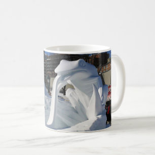 Froschskulptur, Quebec, Kanada Kaffeetasse