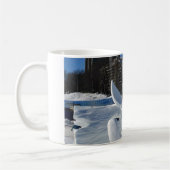 Froschskulptur, Quebec, Kanada Kaffeetasse (Links)