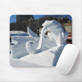 Froschskulptur, Quebec, Kanada Mousepad (Mit Mouse)