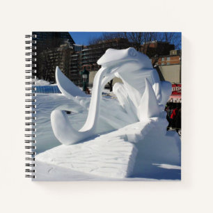 Froschskulptur, Quebec, Kanada Notizblock
