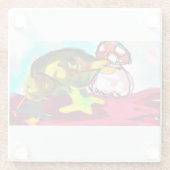 Froschspielspass Glasuntersetzer (Rückseite)