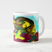 Froschspielspass Jumbo-Tasse (Vorderseite Rechts)