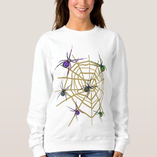 Froschspinner Halloween Sweatshirt (Vorderseite)