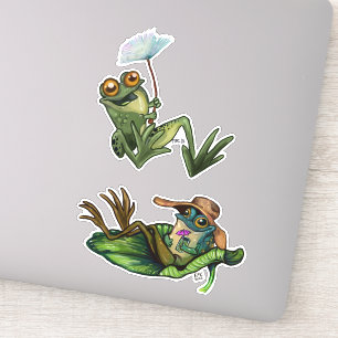 Froschsticker Aufkleber