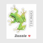 Froschsticker Aufkleber (Blatt)
