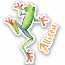 Froschsticker Aufkleber