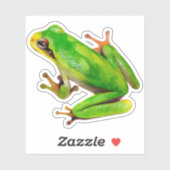 Froschsticker Aufkleber (Blatt)