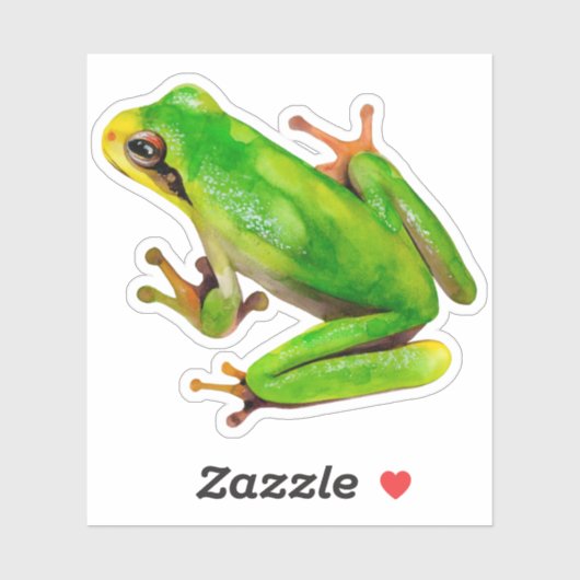 Froschsticker Aufkleber (Blatt)