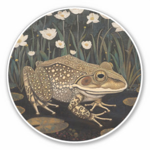 Froschsticker Aufkleber