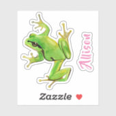 Froschsticker Aufkleber (Blatt)