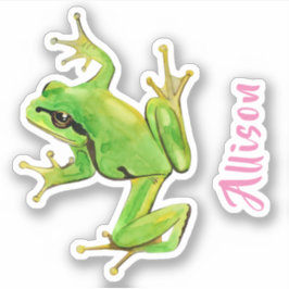 Froschsticker Aufkleber