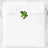 Froschsticker Runder Aufkleber (Tasche)
