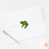 Froschsticker Runder Aufkleber (Umschlag)