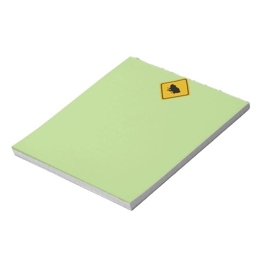 Froschstraße Notizblock (Rotiert)