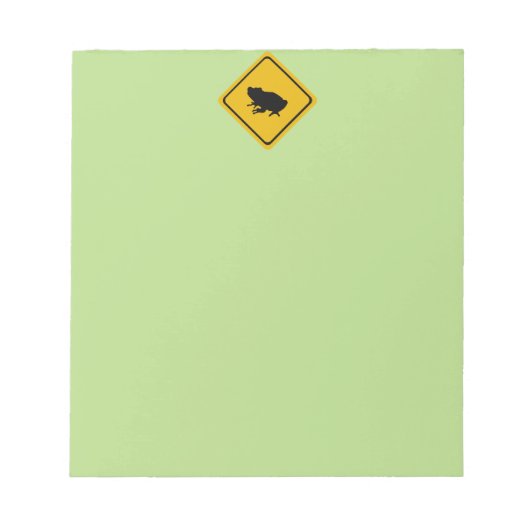 Froschstraße Notizblock (Vorderseite)