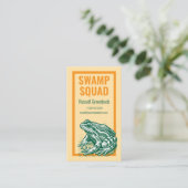 Froschsumpf Leben Einzigartige Natur Lover Visitenkarte (Stehend Vorderseite)