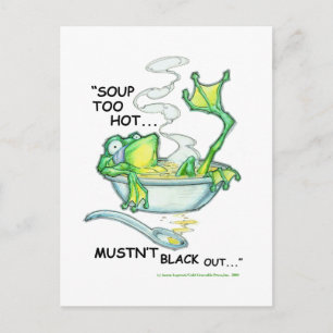 Froschsuppe Postkarte