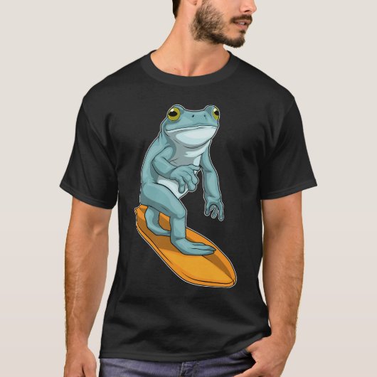 Froschsurfbrett T-Shirt (Vorderseite)
