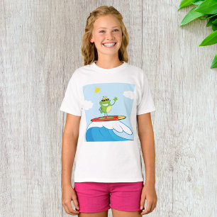 Froschsurfen als Wellenreiter-T - Shirt