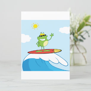 Froschsurfen Einladung