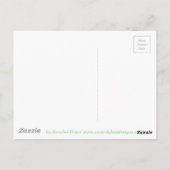 Froschtanz Funny Animal Art Postkarte (Rückseite)