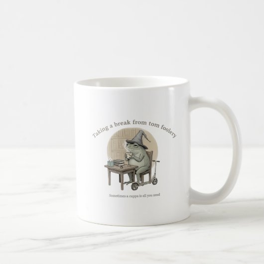 Froschtasse 'Pause vom Tom-Foolery' Kaffeetasse (Rechts)