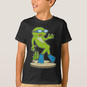 Froschtaucher Schwimmbrille T-Shirt