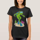 Froschtaucher Schwimmflossen T-Shirt (Vorderseite)