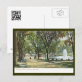Froschteich, Boston Common um 1910 Vintage Postkarte (Vorne/Hinten)