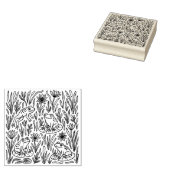 Froschteich gummistempel (Stempel)