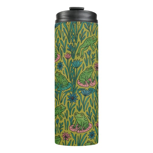 Froschteich thermosbecher (Vorderseite)