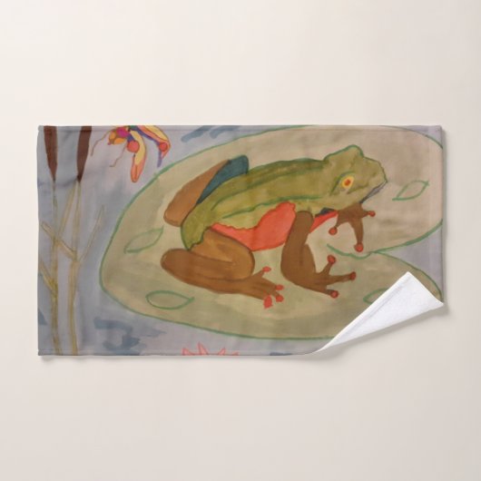 Froschteichtücher Badhandtuch Set (Handtuch)