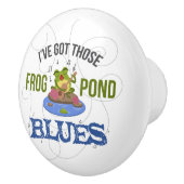 Froschteig-Blues Keramikknauf (Rechts)