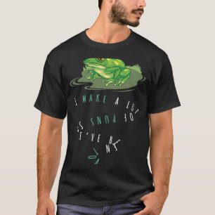 Froschtier Pun Amphibien Frösche Also war ich Toad T-Shirt