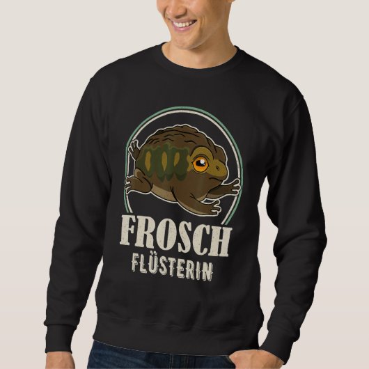 Froschtoads Biologie Biologe Spaß Sprichwort Amphi Sweatshirt (Vorderseite)