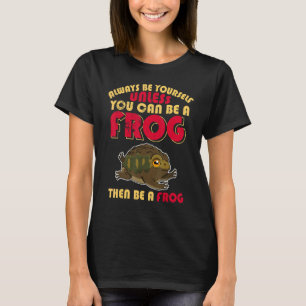 Froschtoads Biologie Biologe Spaß Sprichwort Amphi T-Shirt