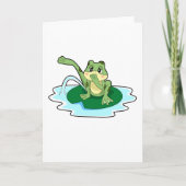 Froschtoilette Karte (Vorderseite)
