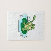 Froschtoilette Puzzle (Horizontal)