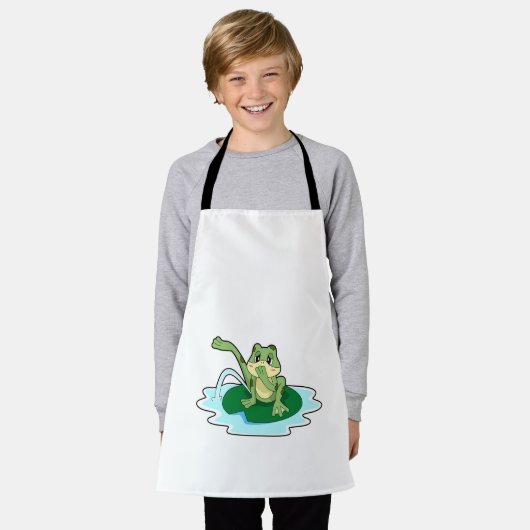Froschtoilette Schürze (Getragen)