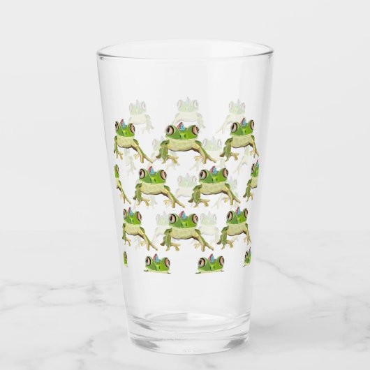 Froschtrinkglas Glas (Vorderseite)