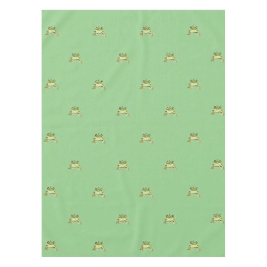 Froschtuch Tischdecke (Vorderseite)